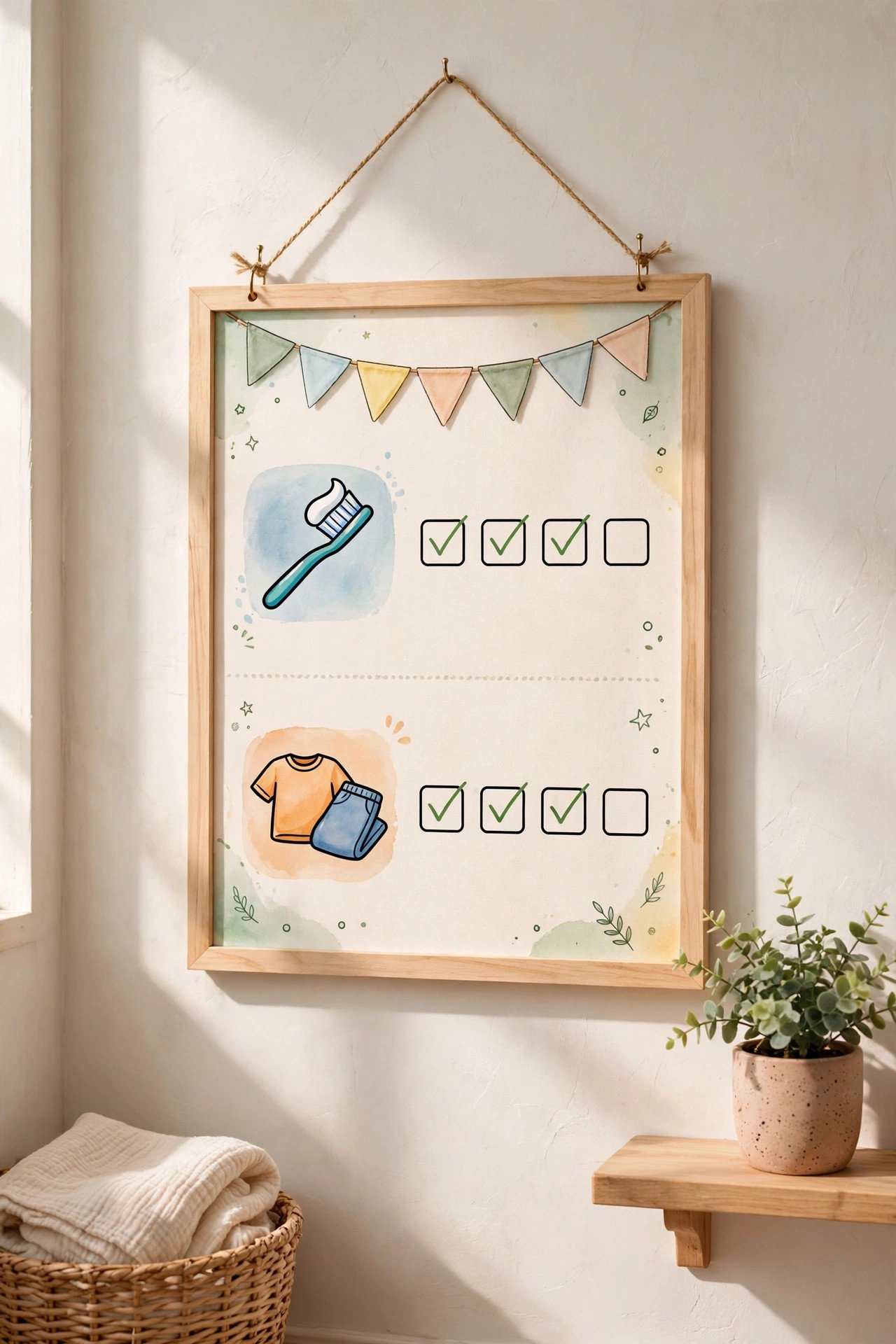 Printable Daily Routine Chart for Kids (Free Download)